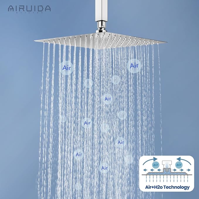 Airuida Shower Faucet Set and Handle Set Single Function Shower Trim Kit - Image 5
