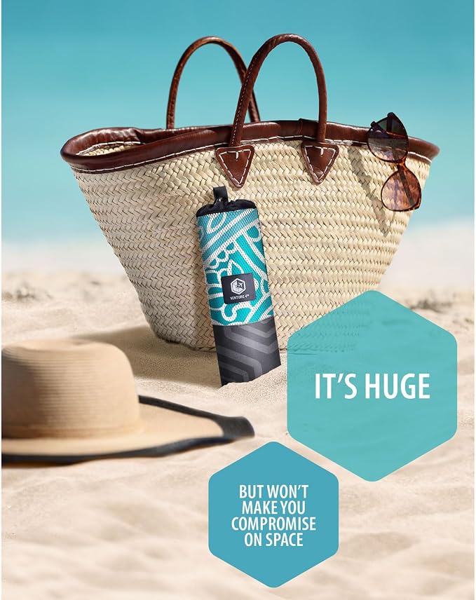 VENTURE 4TH Microfiber Beach Towel: Quick-Dry, Sandproof and Lightweight - Image 5