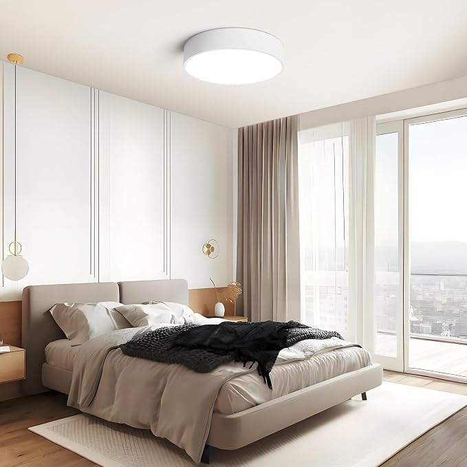 Dimmable LED Flush Mount Close to Ceiling Light Fixture, Living Room Lighting - Image 7