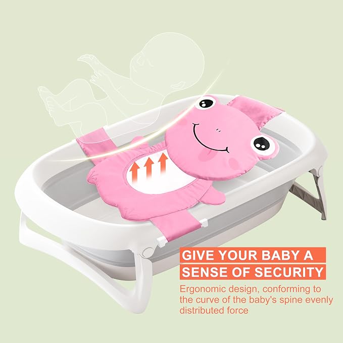 Baby Bath Seat Support Net, Quick Drying, Adjustable, Comfortable, Infant - Image 9