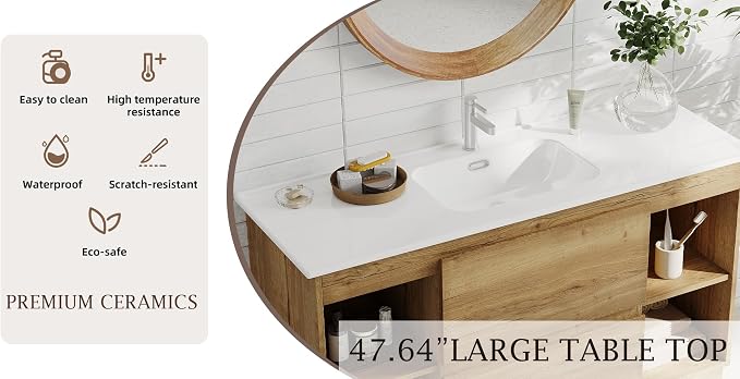 48 Inch Freestanding Bathroom Vanity - Image 3