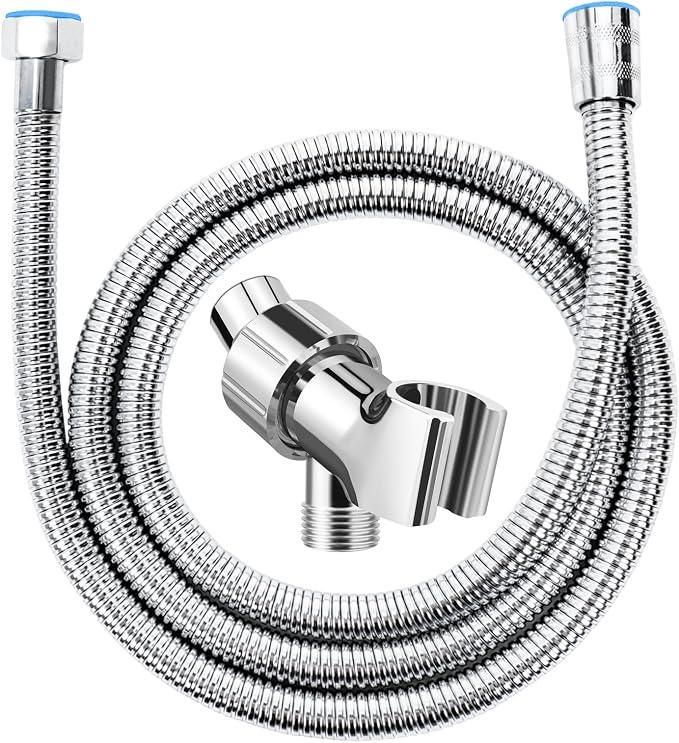 Adjustable Handheld Shower Head Holder and Hose- Premium ABS Bracket- 360 by MAYYAYAmakesyourlifebetter