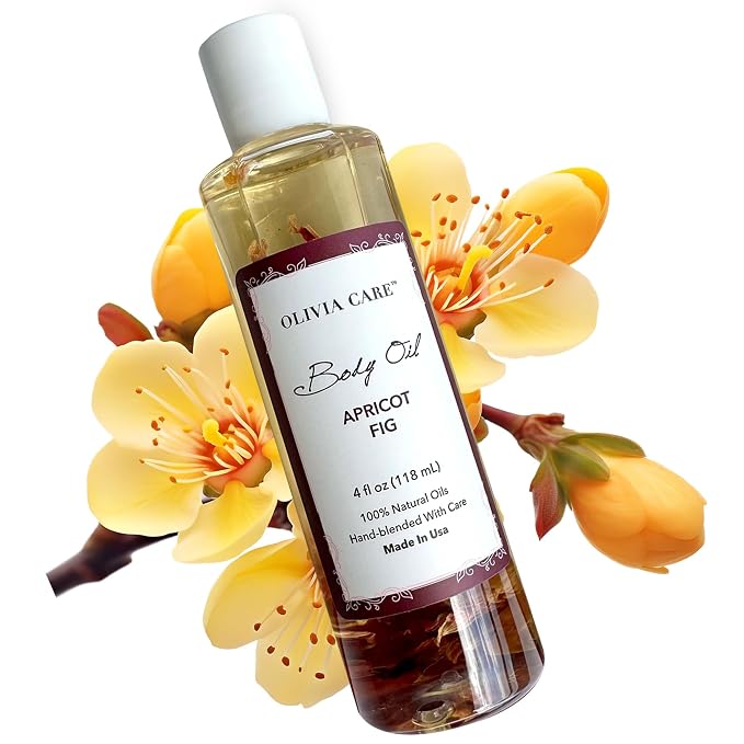 Olivia Care Body Oil Apricot Fig Vegan & Natural Moisturizing by OLIVIACARE