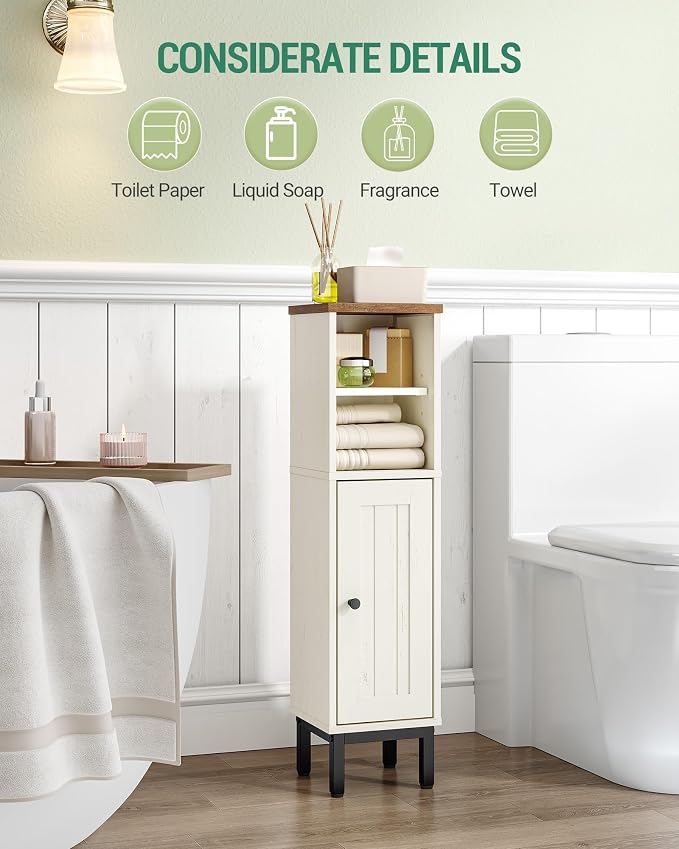 Bathroom Storage Cabinet, Corner Floor Cabinet - Image 4