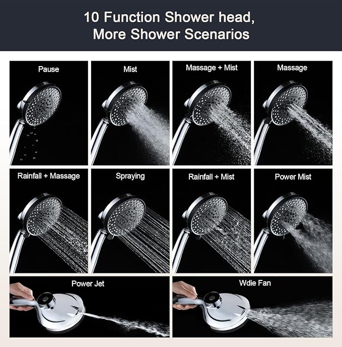 2.5gpm Magnetic Shower Head - Image 4