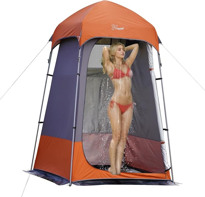 Outdoor Shower Tent Changing Room Privacy Portable Camping Shelters by Vidalido