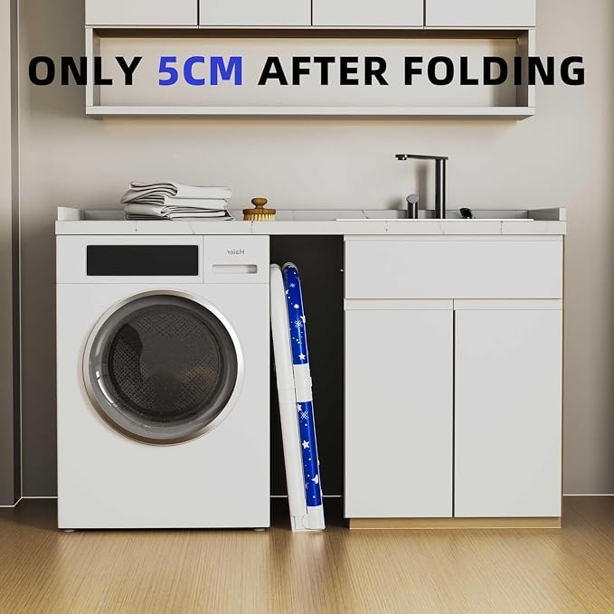 Portable Bathtub, 47“ Foldable Bathtub-Installation Free, 7 Layers Thicken - Image 3