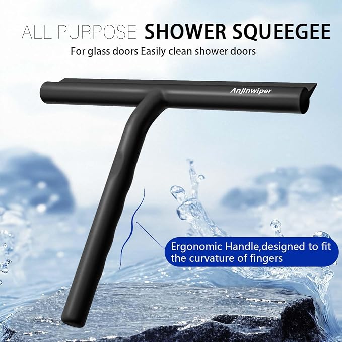 All-Purpose Shower Squeegee for Glass Doors, Shower Door Squeegee - Image 2