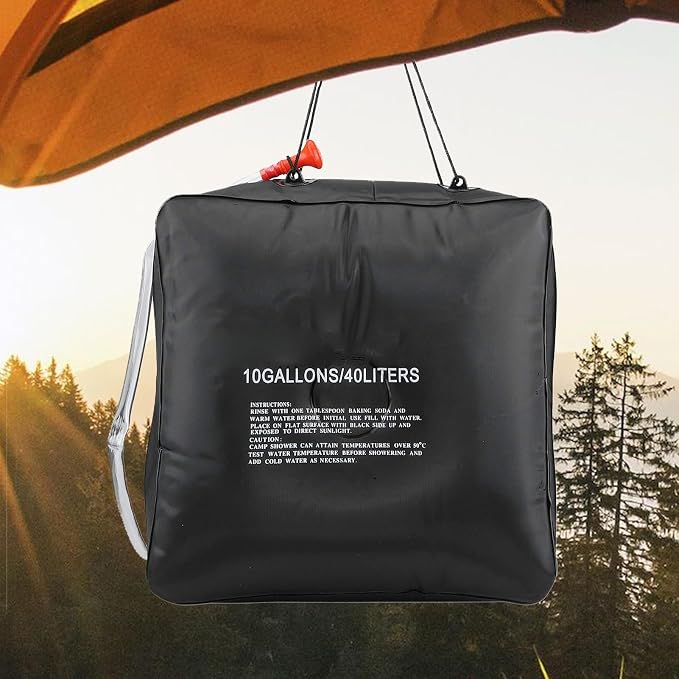 Solar Shower Bag, Waterproof Portable Camping Shower Water Bag, Solar Camping - Image 7