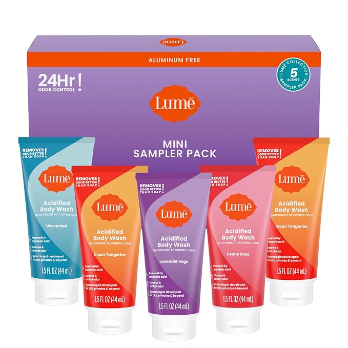 Lume Acidified Body Wash 5 Pack Minis by Lum%C4%93