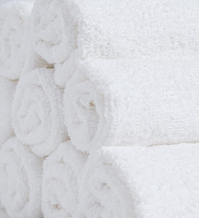 Softolle 100% Cotton Washcloths 24 Pack Soft, Highly Absorbent Washcloth - Image 4