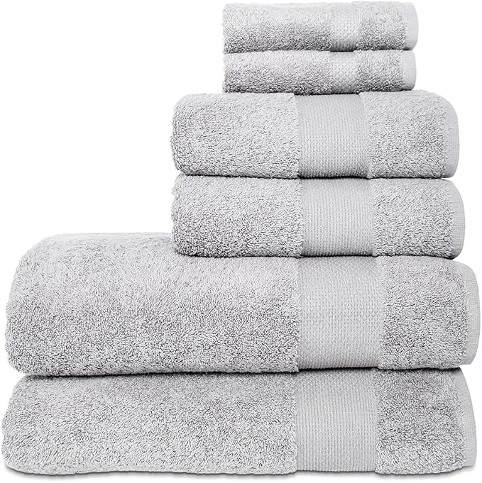 Hencely 6-Piece Bath Towel Set by HENCELY