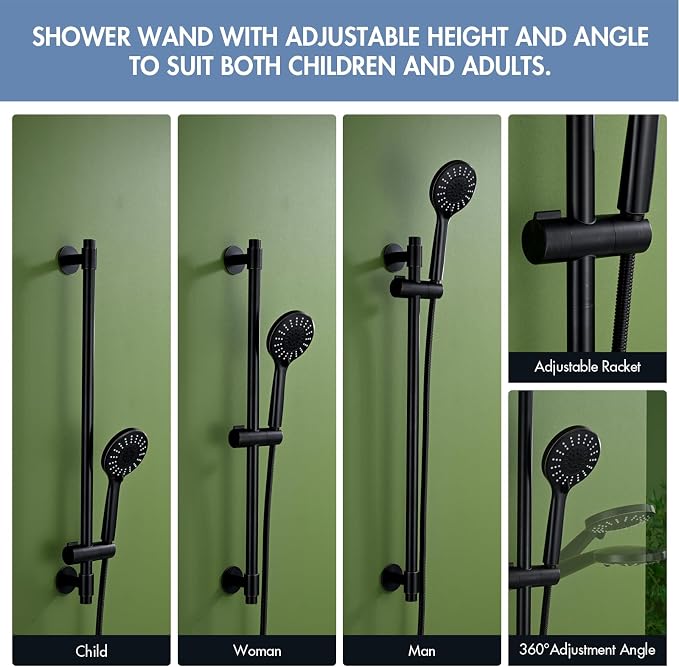 Adjustable Shower Slide Bar - Image 5
