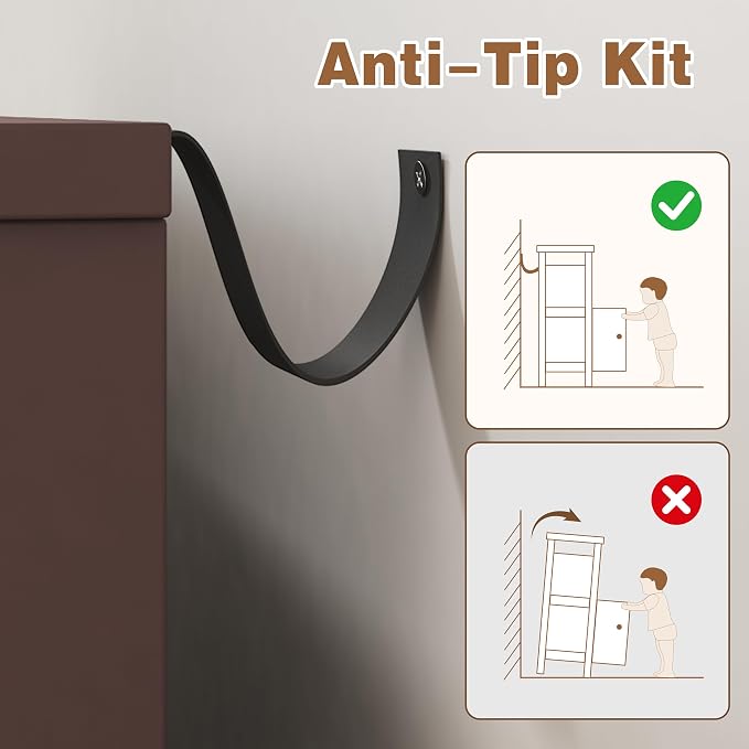 Nuturelly Bathroom Floor Storage Cabinet, Bathroom Organizers and Storage - Image 4