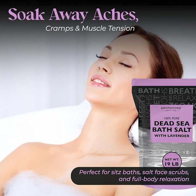 Aromasong Pure Dead Sea Salt for Soaking - Image 5