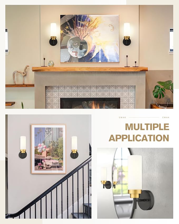 Emak Modern Wall Sconce, Sconces Wall Lighting - Image 5