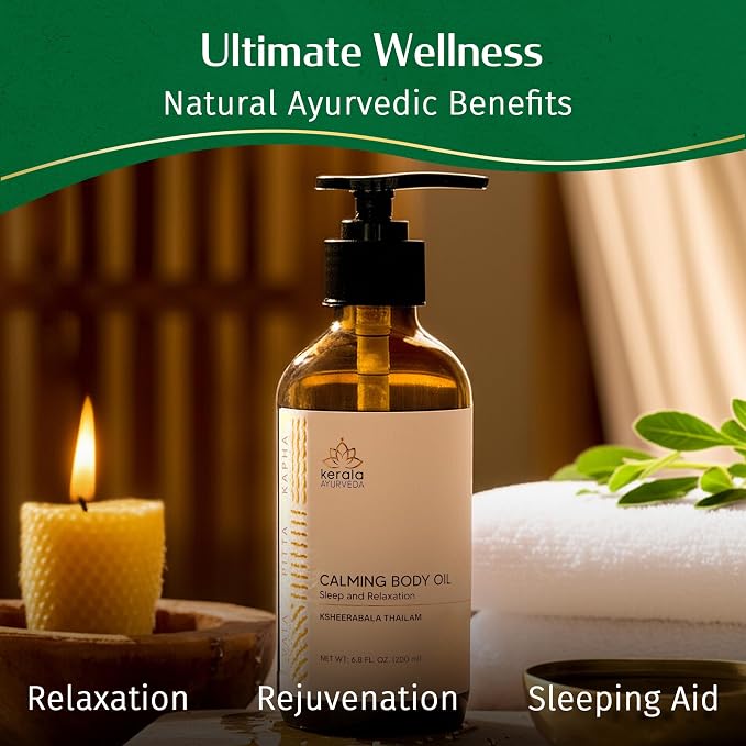 Kerala Ayurveda Calming Body Oil - Image 4