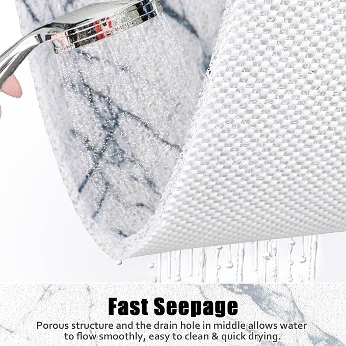 Square Shower Mat Non Slip: 31x31 Inch Shower Floor Mat - Image 3