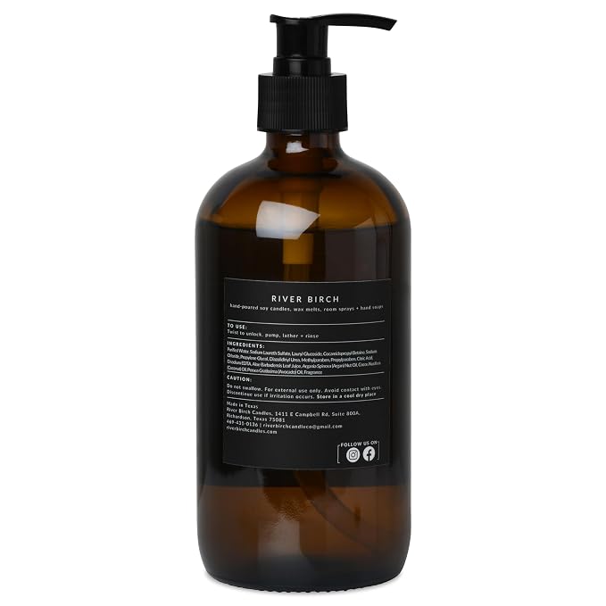 River Birch Christmas Scented Natural Hand Soap - Image 2