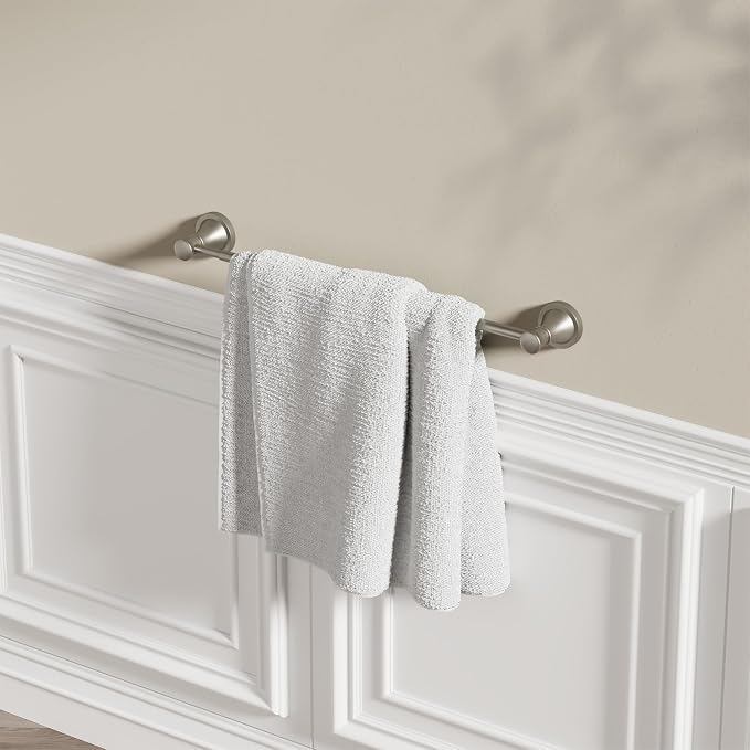 BESy Adjustable 16 to 26 Inch Bath Towel Bar Rack - Image 8