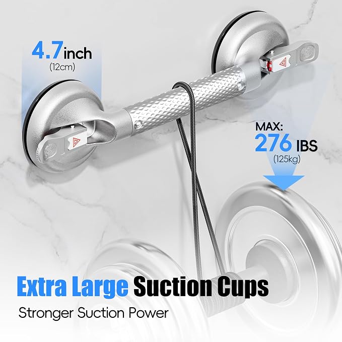 17 Inch Upgrade Strong Suction Grab Bars - Image 2
