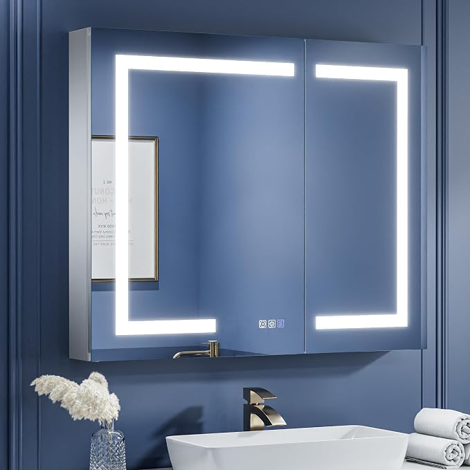 ExBrite LED Lighted Bathroom Medicine Cabinet by ExBrite