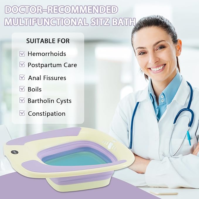 Sitz Bath, Sitz Bath for Postpartum Care, Sitz Bath for Hemorrhoids, Sitz Bath - Image 4