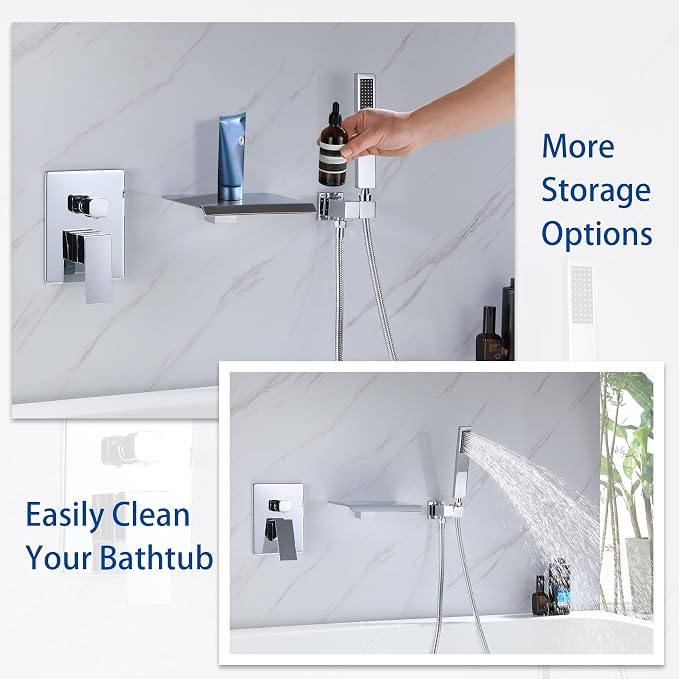 TapLong Wall Mount Bathtub Faucet - Image 4
