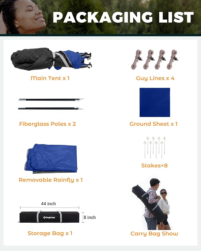 KingCamp Instant Shower Tent, Portable Superior Stable Privacy Shelter - Image 7