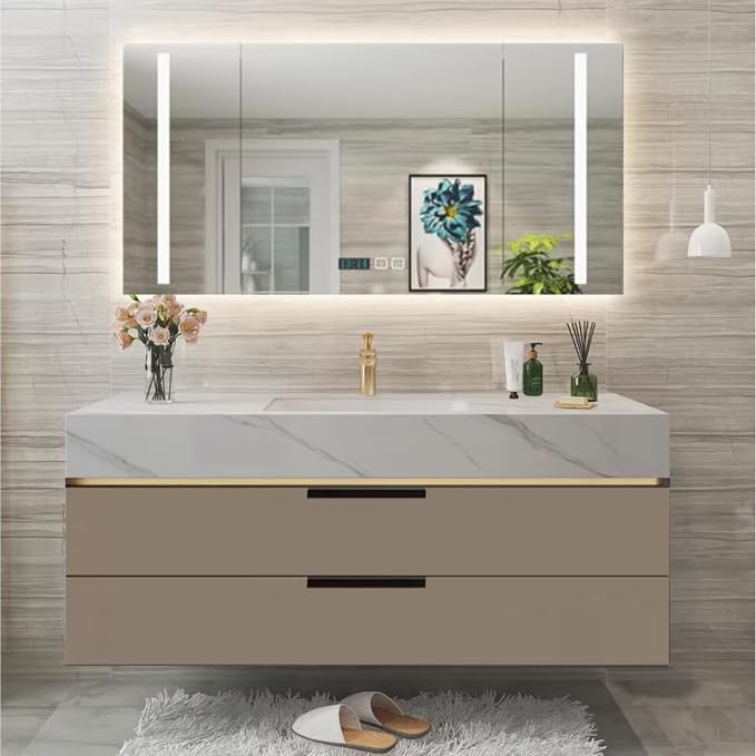 Floating Bathroom Vanity - 32IN Bathroom Vanity by Genpai