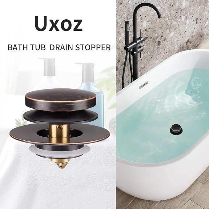 Bathtub Drain Stopper, Uxoz Universal Tub Stopper - Image 2