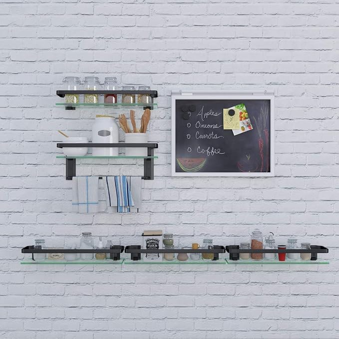 VOLPONE Glass Bathroom Shelf - Image 4