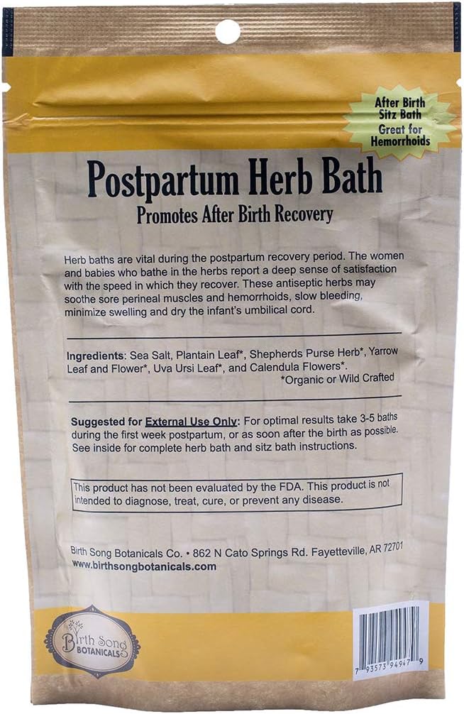 Birth Song Botanicals Postpartum Herb Bath 1PK - Image 2