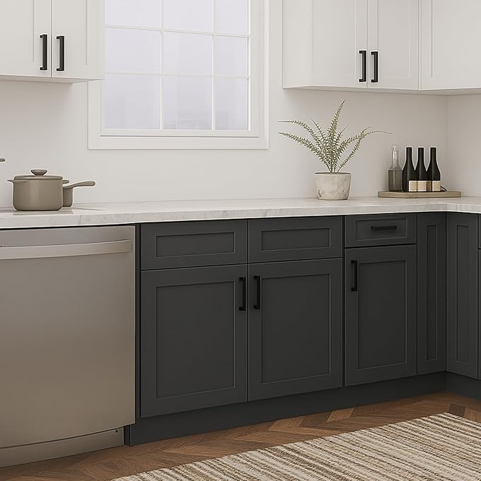 Kitchen Base Cabinet, Sideboard Cabinet, Kitchen Storage Island, 2 Drawers - Image 2
