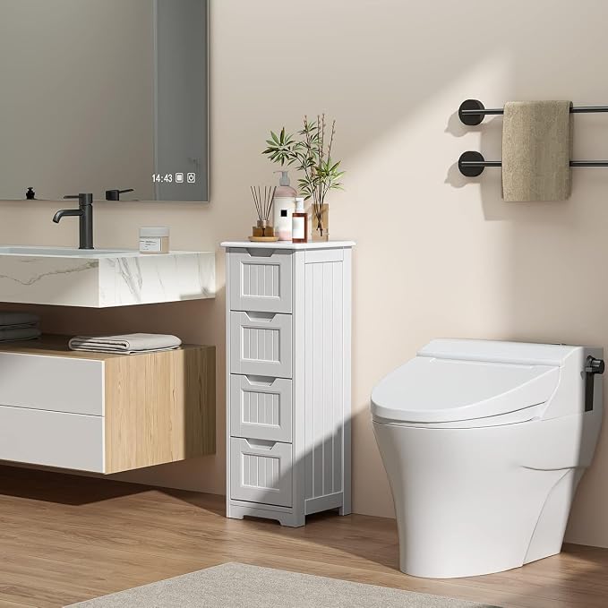 Gizoon 33'' Bathroom Storage Cabinet Freestanding - Image 6