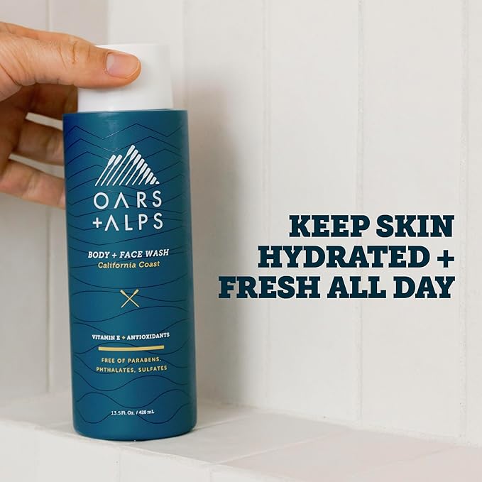 Oars + Alps Body Wash for Men, Mens Body Wash - Image 3