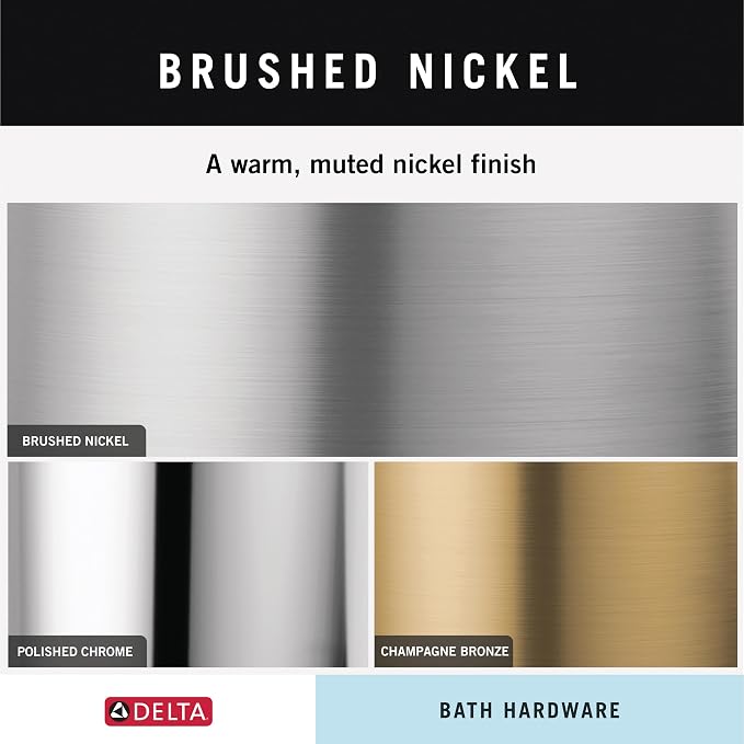 Delta Faucet Becker 3-Piece Bathroom Set, SpotShield Brushed Nickel, Toilet - Image 7