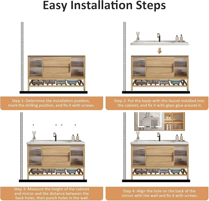 Bathroom Vanity and Sink Combo - Image 7
