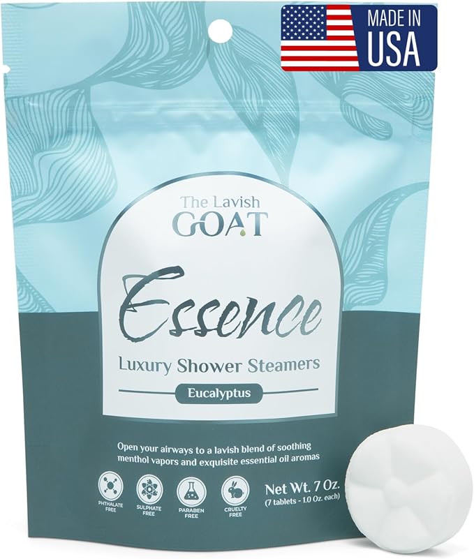 TLG Essence Shower Steamers Aromatherapy 7 Pack – USA Made by TheLavishGoat