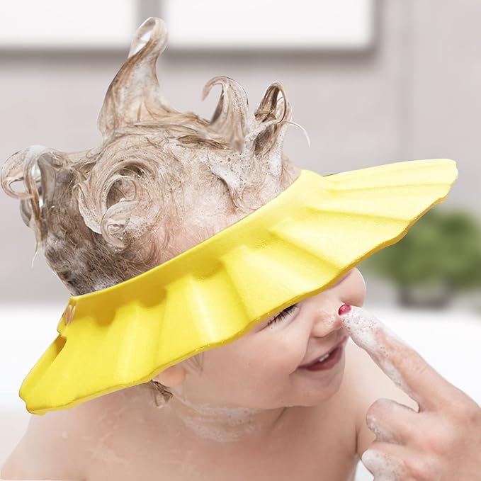 Soft Adjustable Baby Shower Cap - Image 6