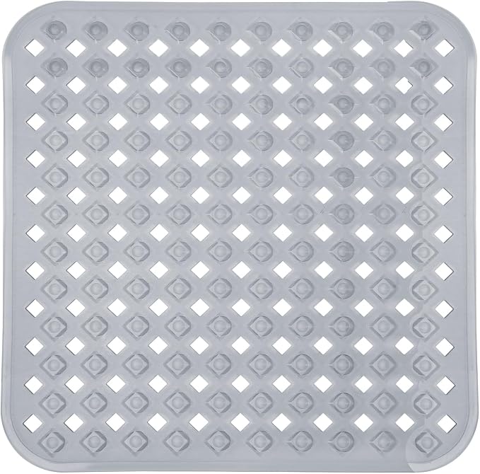 Yimobra Square Shower Mat Non Slip, Super Strong Suction Cups, Machine Washable by Yimobra