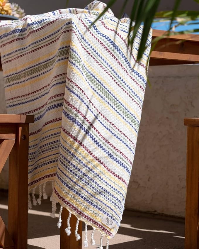 Teema Large Turkish Beach Towel - Image 4