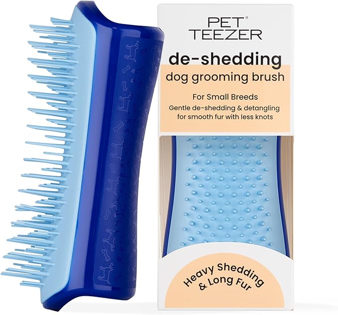 Pet Teezer De-Shedding Dog Brush by Tangle Teezer, Dog Grooming Tool by PetTeezer