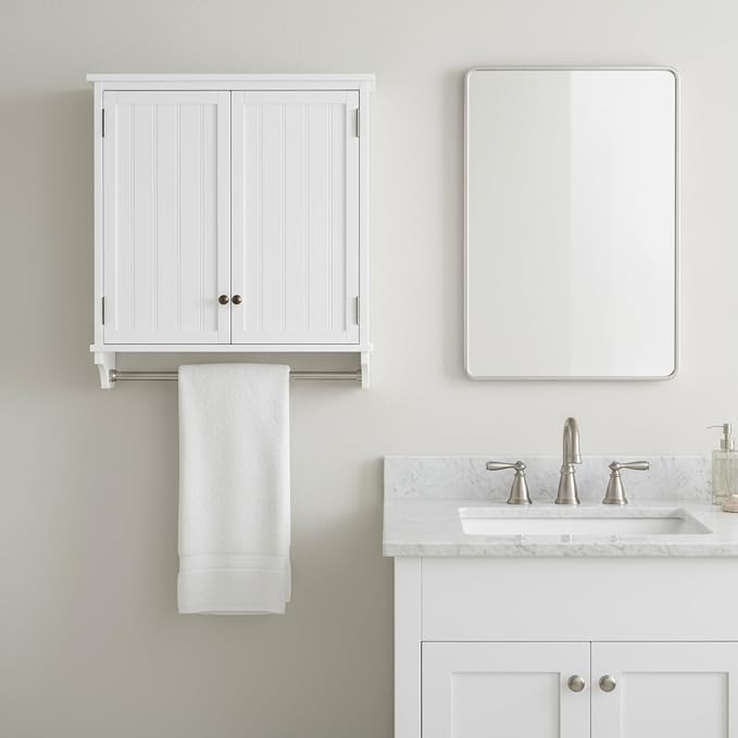 Dover 27” x 29” Wall Mounted Bathroom Storage Cabinet - Image 7