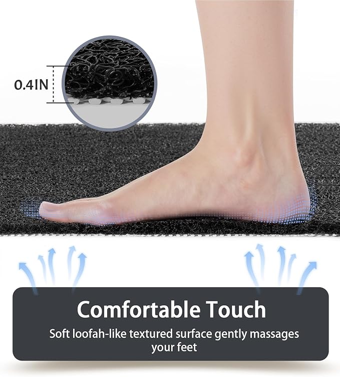 Mecko Non Slip Shower Mats, 16x40 Inch, Anti-Slip Bathtub Mats - Image 4