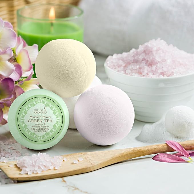 Luxury Aromatherapy Bath Bombs: Deep Body Relaxation Deluxe Gift Set - Image 3