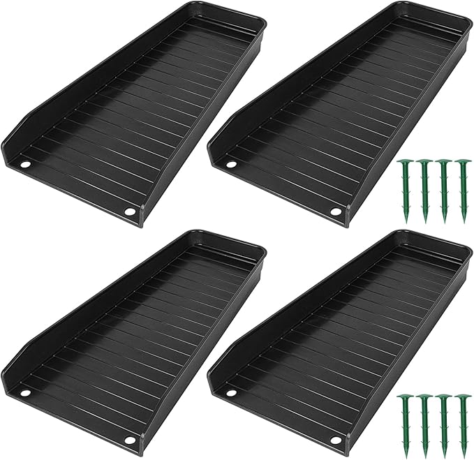 Gutter Downspout Splash Block, 16.3"Drain Gutter Guard Diverter, Gutter by ChickVilla