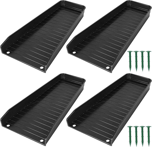 Gutter Downspout Splash Block, 16.3"Drain Gutter Guard Diverter, Gutter by ChickVilla
