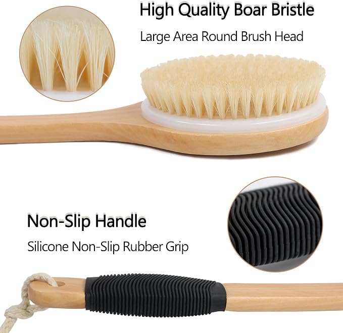 OWIIZI Round Head Back Scrub Brush - Image 3