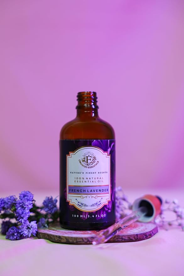 Luxurious French Lavender Essential Oil by Enhanced Essentials|with Glass - Image 2